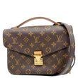 LOUIS VUITTON Metis Pochette Monogram Canvas Crossbody Bag Brown
