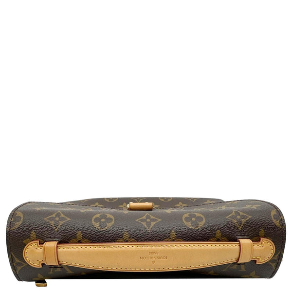 LOUIS VUITTON Metis Pochette Monogram Canvas Crossbody Bag Brown