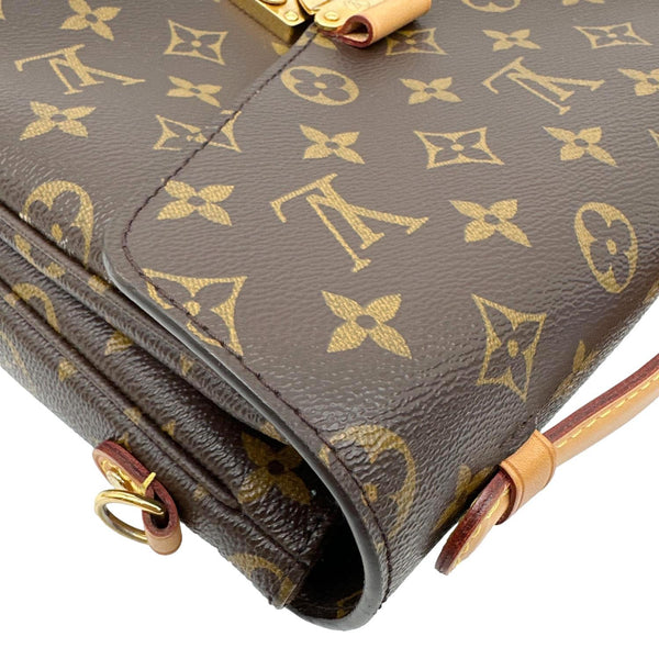 LOUIS VUITTON Metis Pochette Monogram Canvas Crossbody Bag Brown