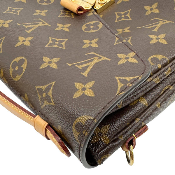 LOUIS VUITTON Metis Pochette Monogram Canvas Crossbody Bag Brown