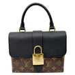 LOUIS VUITTON Locky BB Monogram Canvas Satchel Bag Brown