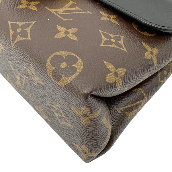 LOUIS VUITTON Locky BB Monogram Canvas Satchel Bag Brown
