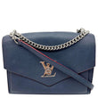 LOUIS VUITTON Mylockme Leather Chain Crossbody Bag Blue