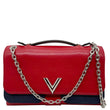 LOUIS VUITTON Very Chain Monogram Leather Chain Crossbody Bag Red