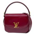 LOUIS VUITTON Pasadena Monogram Vernis Leather Shoulder Bag Red