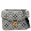 LOUIS VUITTON Metis Pochette Since 1854 Monogram Jacquard Top Handle Satchel Bag Black