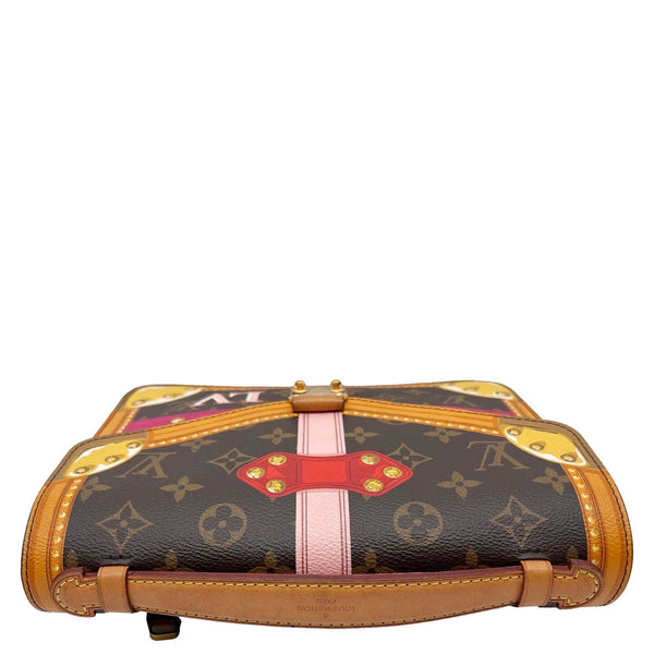 LOUIS VUITTON Summer Trunks Pochette Metis Monogram Crossbody Bag Brown