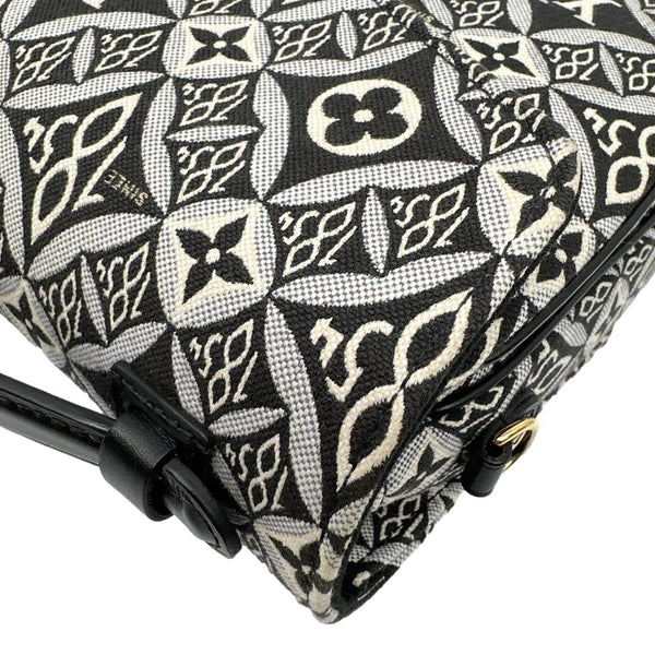 LOUIS VUITTON Metis Pochette Since 1854 Monogram Jacquard Top Handle Satchel Bag Black