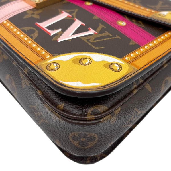 LOUIS VUITTON Summer Trunks Pochette Metis Monogram Crossbody Bag Brown