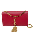 YVES SAINT LAURENT Kate Tassel Leather Chain Crossbody Bag Red