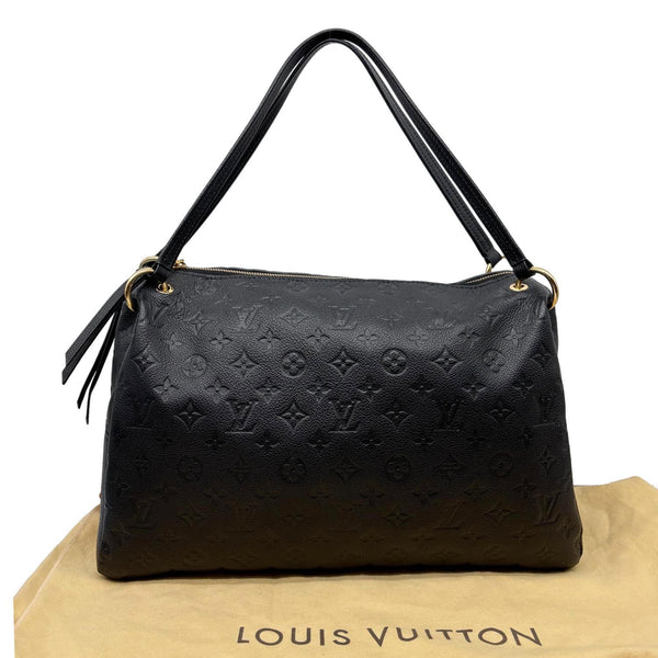 LOUIS VUITTON Ponthieu PM  Empreinte Leather Shoulder Bag Black