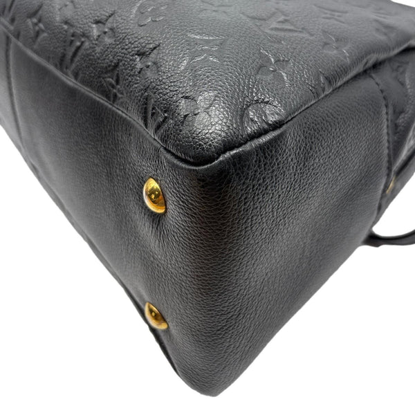 LOUIS VUITTON Ponthieu PM  Empreinte Leather Shoulder Bag Black