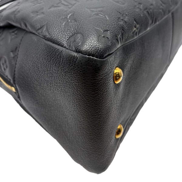 LOUIS VUITTON Ponthieu PM  Empreinte Leather Shoulder Bag Black