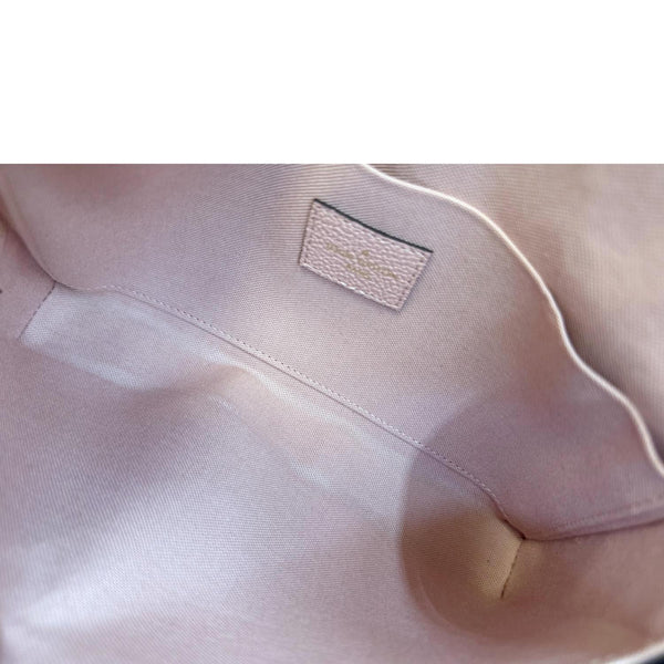 LOUIS VUITTON Felicie Pochette Epi Leather Crossbody Bag Pink