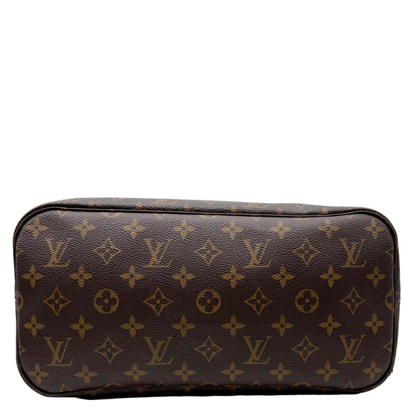 LOUIS VUITTON Neverfull MM Totem Monogram Canvas Shoulder Bag Red