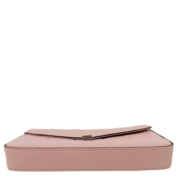 LOUIS VUITTON Felicie Pochette Epi Leather Crossbody Bag Pink
