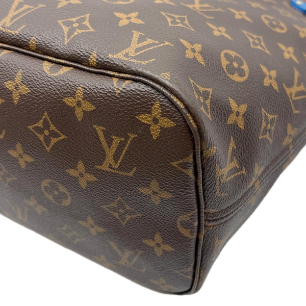 LOUIS VUITTON Neverfull MM Totem Monogram Canvas Shoulder Bag Red