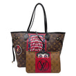 LOUIS VUITTON Neverfull Kabuki MM Monogram Canvas Tote Bag Brown