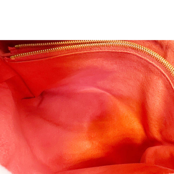 LOUIS VUITTON Pallas Chain Monogram Canvas Crossbody Bag Brown