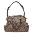 LOUIS VUITTON Trevi PM Damier Ebene Satchel Bag Brown