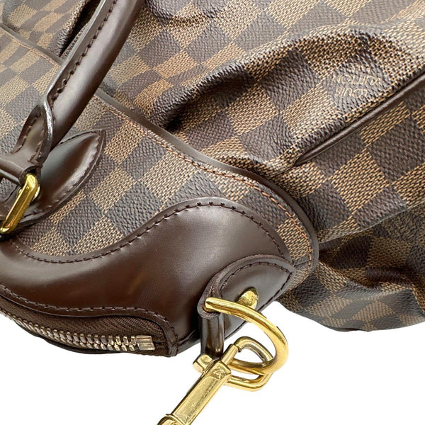 LOUIS VUITTON Trevi PM Damier Ebene Satchel Bag Brown