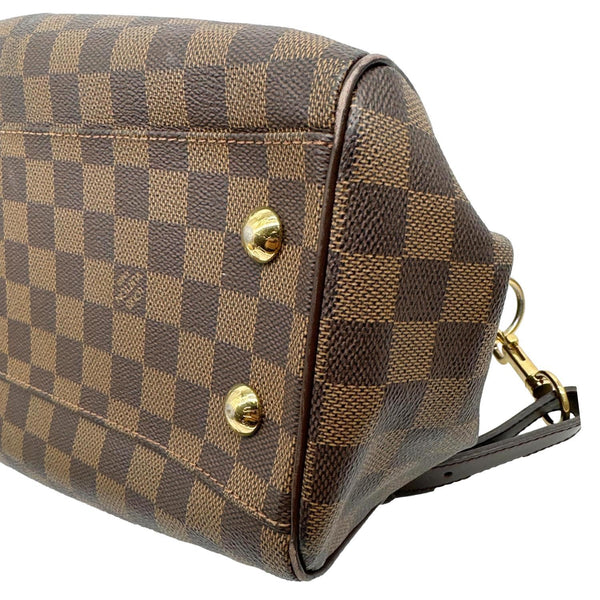 LOUIS VUITTON Trevi PM Damier Ebene Satchel Bag Brown