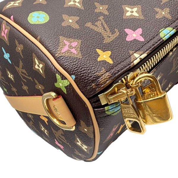LOUIS VUITTON x Tyler Keepall 50 Bandouliere Craggy Monogram Canvas Travel Bag Brown