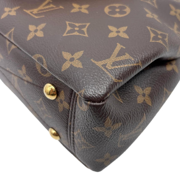 LOUIS VUITTON Pallas BB Monogram Canvas Shoulder Bag Brown