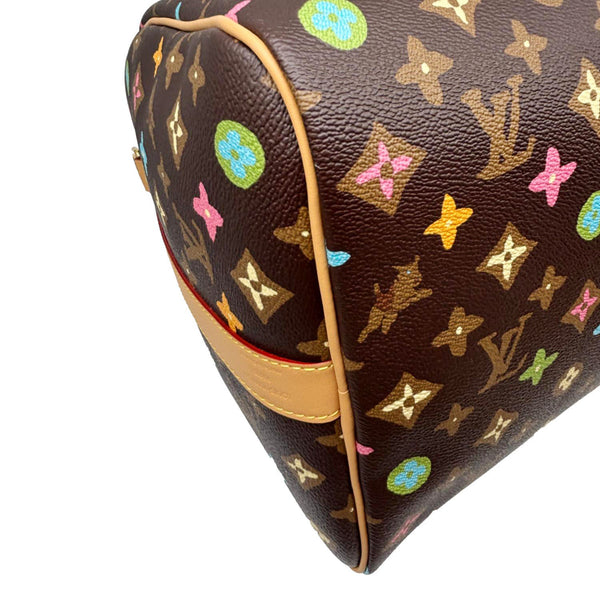 LOUIS VUITTON x Tyler Keepall 50 Bandouliere Craggy Monogram Canvas Travel Bag Brown