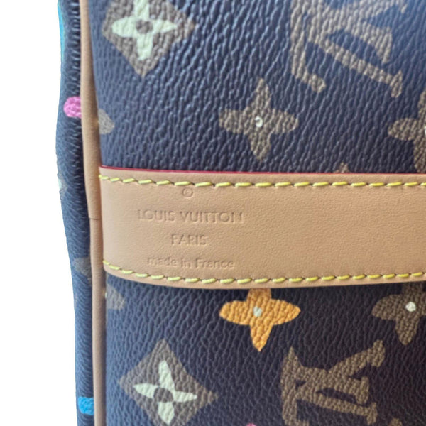 LOUIS VUITTON x Tyler Keepall 50 Bandouliere Craggy Monogram Canvas Travel Bag Brown