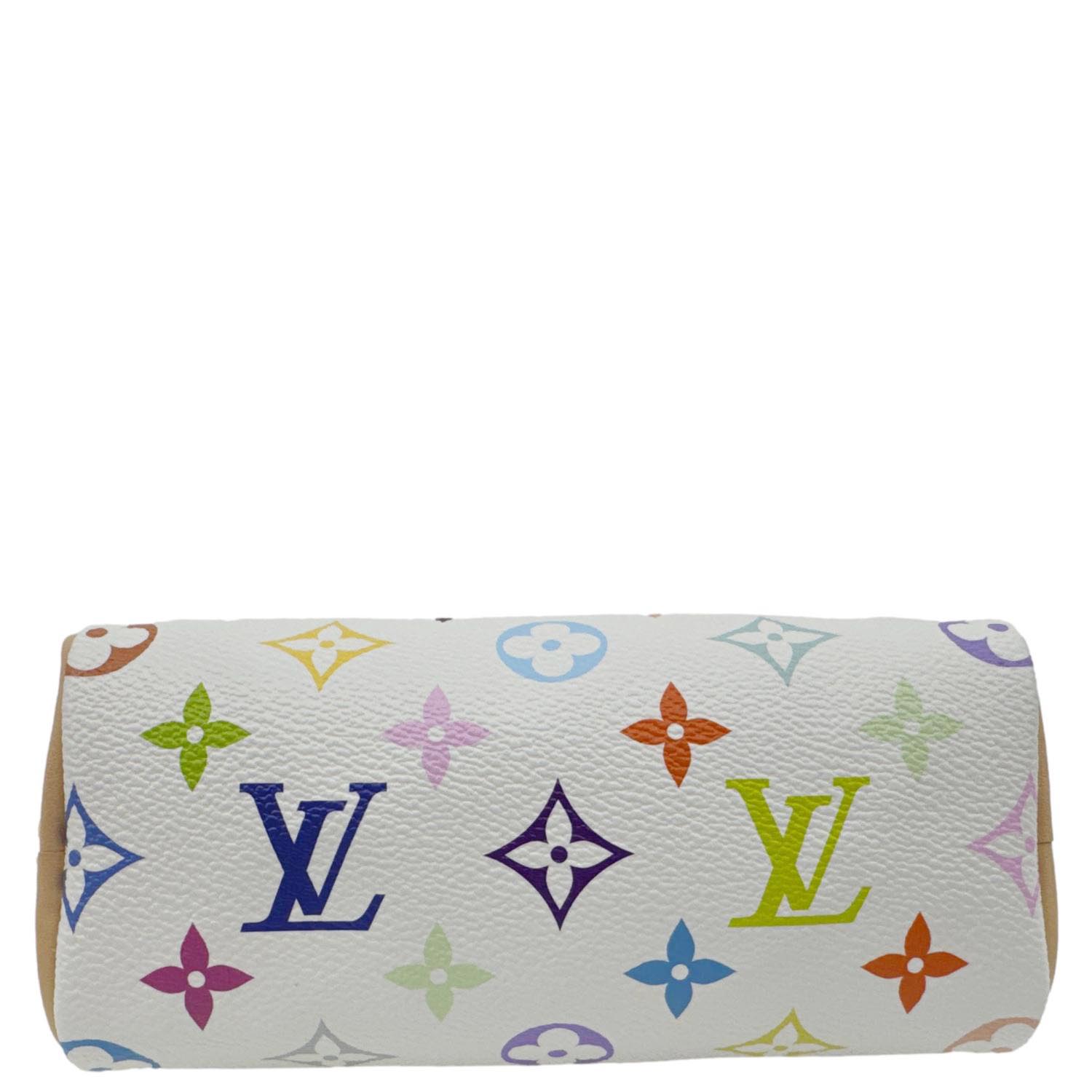 Louis Vuitton LV X TM Nano Speedy White Satchel Bag