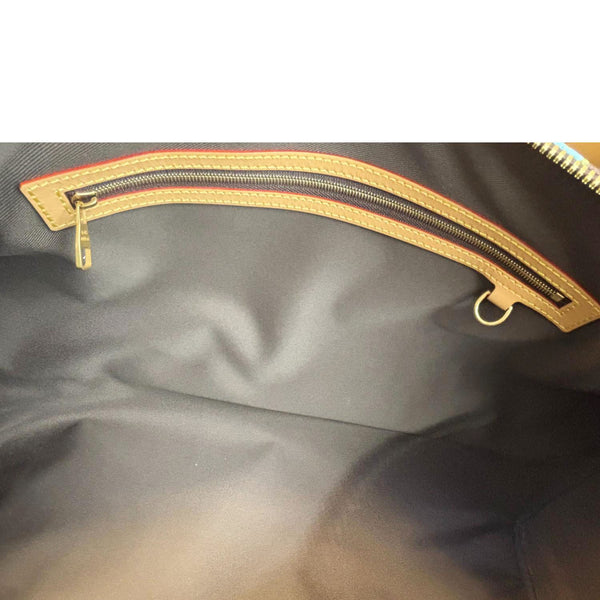 LOUIS VUITTON x Tyler Keepall 50 Bandouliere Craggy Monogram Canvas Travel Bag Brown