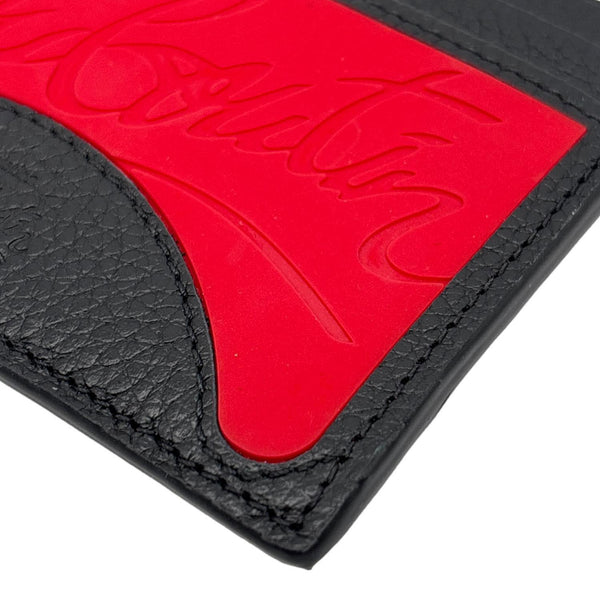 CHRISTIAN LOUBOUTIN Kios Leather Wallet Black