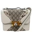 GUCCI Osiride GG Supreme Canvas Shoulder Bag Gold 497995