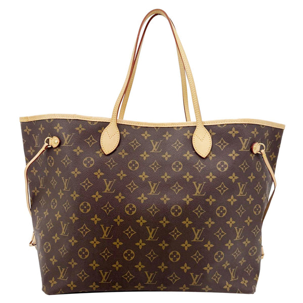 LOUIS VUITTON Neverfull GM Monogram Canvas Tote Bag Brown