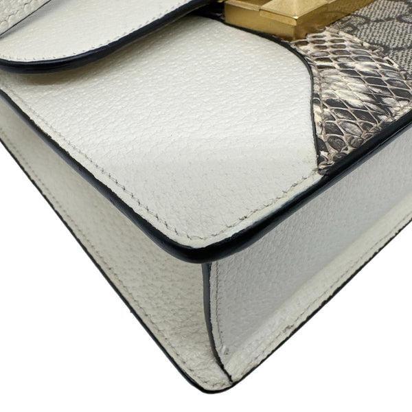 GUCCI Osiride GG Supreme Canvas Shoulder Bag Gold 497995