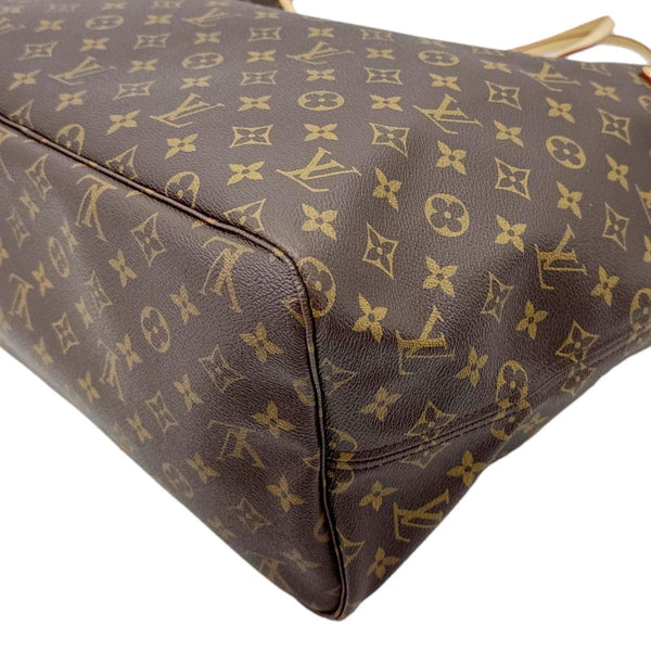 LOUIS VUITTON Neverfull GM Monogram Canvas Tote Bag Brown
