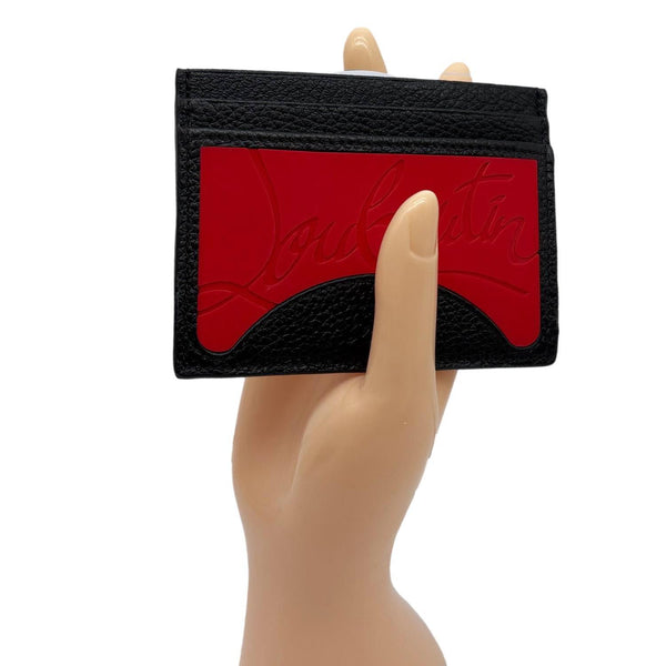CHRISTIAN LOUBOUTIN Kios Leather Wallet Black