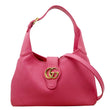 GUCCI Aphrodite Medium Leather Shoulder Bag Pink 726274