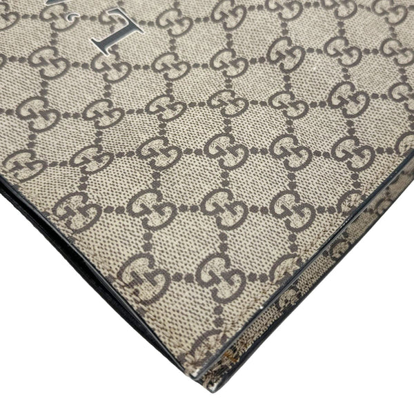 GUCCI L’Aveugle Par Amour Tiger Print GG Supreme Canvas Vertical Tote Bag Beige 450950