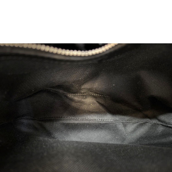 GUCCI Small GG Supreme Canvas Crossbody Bag Black 795464