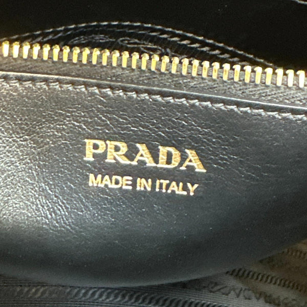 PRADA Paradigme Saffiano City Leather Tote Shoulder Bag Black