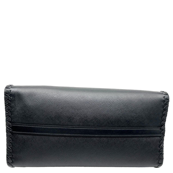 PRADA Paradigme Saffiano City Leather Tote Shoulder Bag Black