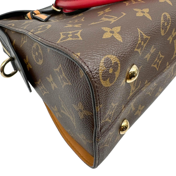 LOUIS VUITTON Tuileries Monogram Canvas Tote Shoulder Bag Brown