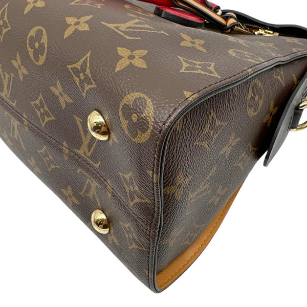 LOUIS VUITTON Tuileries Monogram Canvas Tote Shoulder Bag Brown