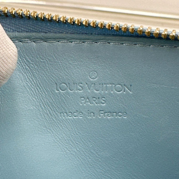 LOUIS VUITTON Lexington Pochette Monogram Vernis Pouch Olive Green