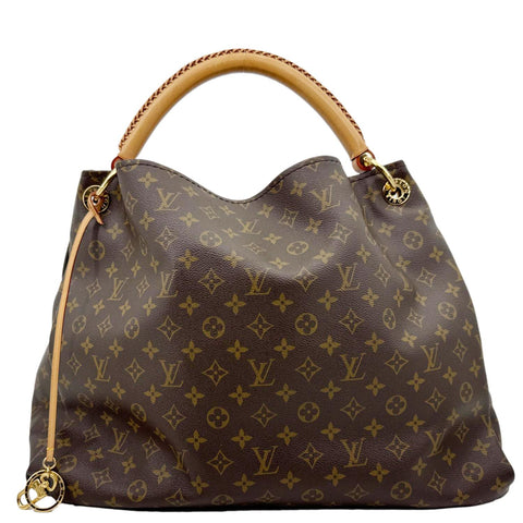 LOUIS VUITTON Artsy GM Monogram Canvas Hobo Bag Brown