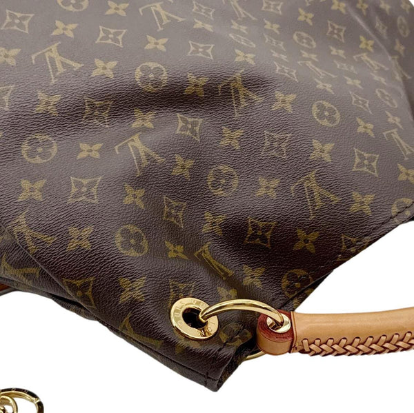 LOUIS VUITTON Artsy GM Monogram Canvas Hobo Bag Brown