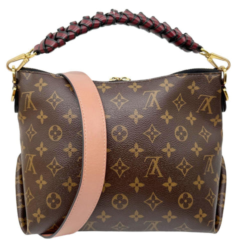 LOUIS VUITTON Beaubourg Mini Monogram Canvas Hobo Bag Bordeaux