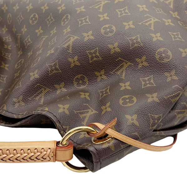 LOUIS VUITTON Artsy GM Monogram Canvas Hobo Bag Brown